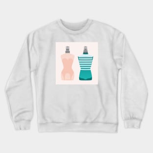 Jean Paul Gaultier Perfume Bottles Crewneck Sweatshirt